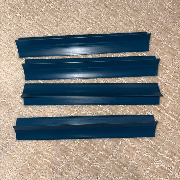 UPWORDS 4 Tile‎ Rack Holders Board Game Replacement Part Plastic 1997 Blue - Picture 1 of 1
